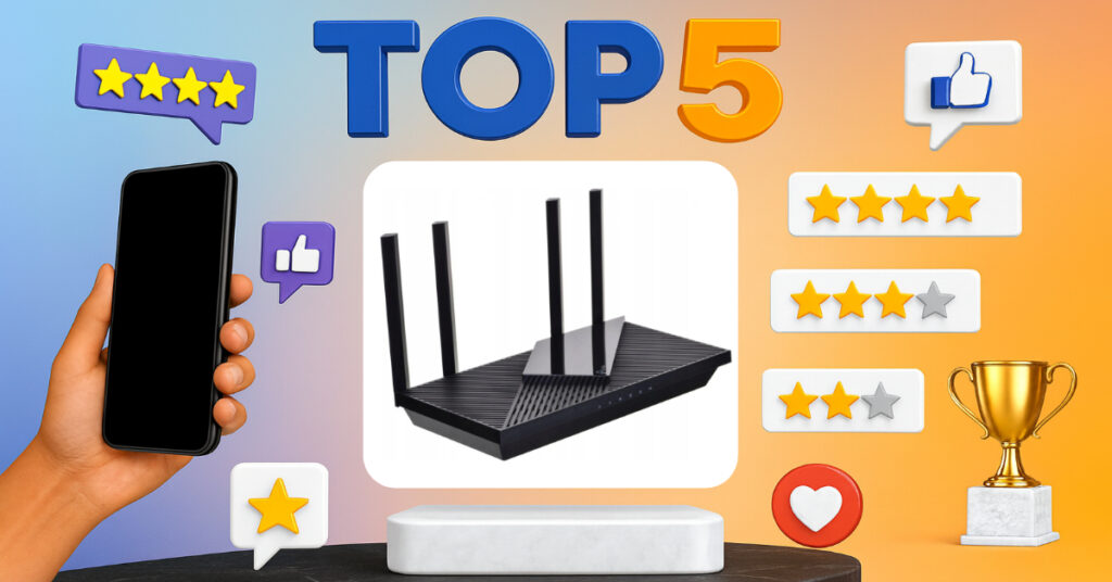 Najlepšie Wi-Fi 6 routery 2026
