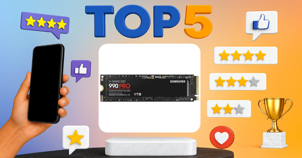 Najlepšie interné SSD disky pre notebook 1tb 2026