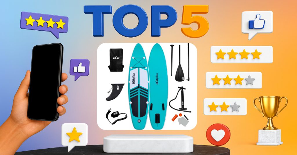 Najlepšie paddleboardy 2026 - recenzia a porovnanie